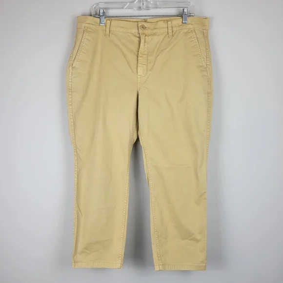 J Crew Cropped Chino Pants - Picture 1 of 7